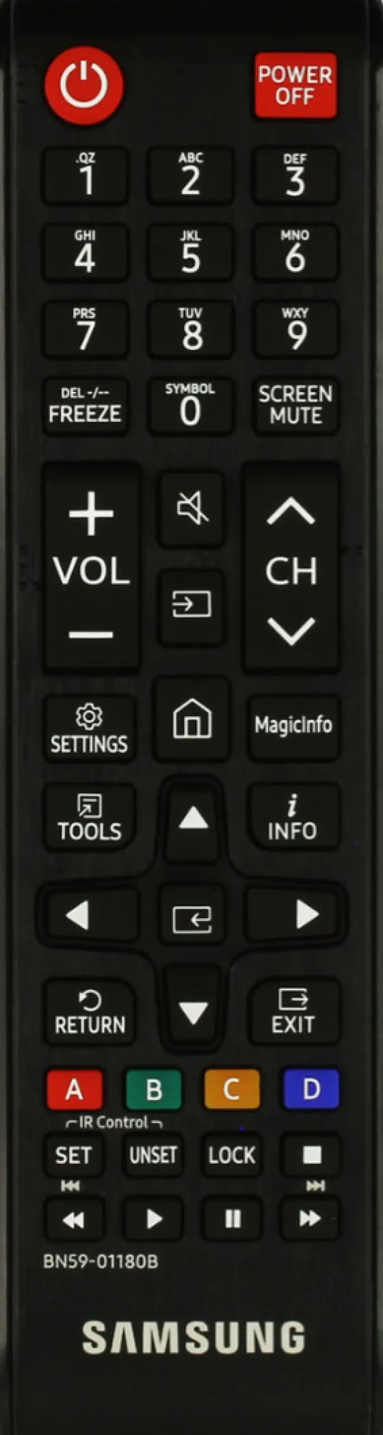 Télécommande Samsung pour QM75C