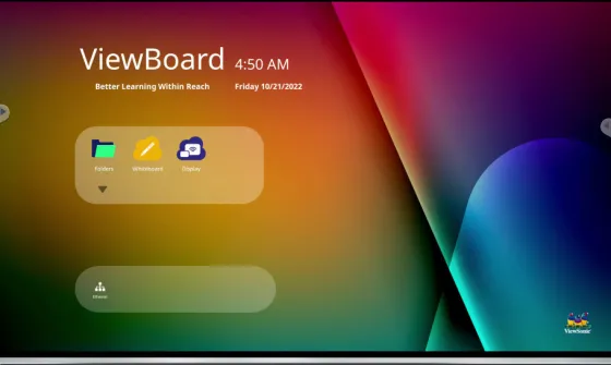 ViewSonic IFP6550-5F 65" Display tactile