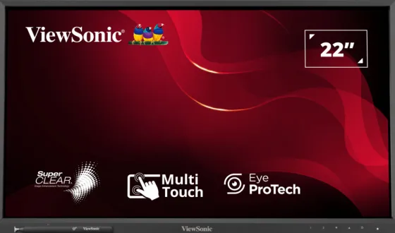 ViewSonic TD2223-2 - Moniteur VA 22", 1920 x 1080 Full HD, 75Hz, 6ms