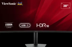 ViewSonic VA3820C Écran incurvé 38" UWQHD+ 21:9 avec Hub USB-C