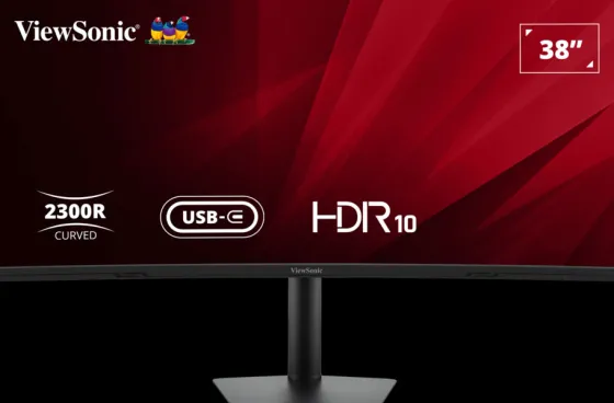ViewSonic VA3820C Écran incurvé 38" UWQHD+ 21:9 avec Hub USB-C
