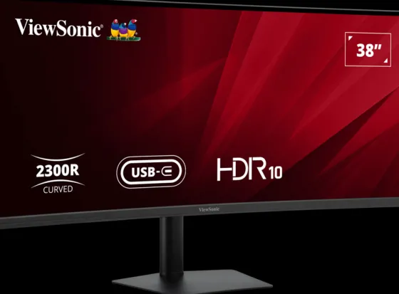 ViewSonic VA3820C Écran incurvé 38" UWQHD+ 21:9 avec Hub USB-C