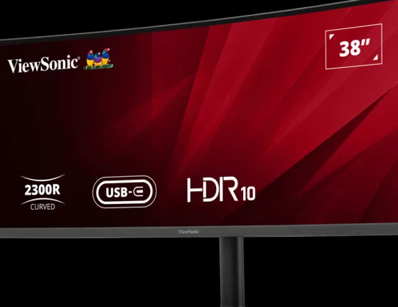 ViewSonic VA3820C Écran incurvé 38" UWQHD+ 21:9 avec Hub USB-C