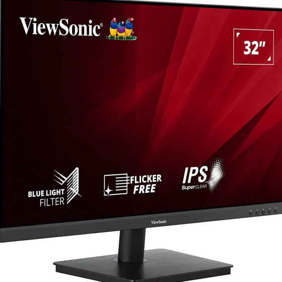 ViewSonic VA3209-2K-MHD 32" IPS Moniteur, 2560 x 1440 QHD / WQHD, 75Hz, 4ms