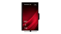 ViewSonic VG2441V Écran de visioconférence FHD de 24 pouces avec port USB-C et webcam certifiée Windows Hello