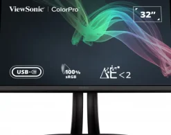 ViewSonic VP3256-4K 32" IPS Moniteur, 3840 x 2160 4K UHD, 60Hz, 5ms