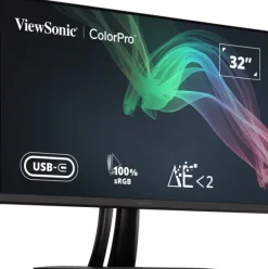 ViewSonic VP3256-4K 32" IPS Moniteur, 3840 x 2160 4K UHD, 60Hz, 5ms
