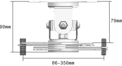 Vision TM-CC Support plafond pour projecteur avec faible distance au plafond