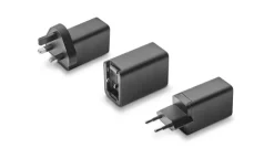 Wacom Power Adapter avec prises régionales (UE, Suisse, Royaume-Uni), jusqu'à 25 W