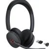 Yealink BH74 Casque stéréo Bluetooth On-Ear USB-C/A avec réduction active du bruit