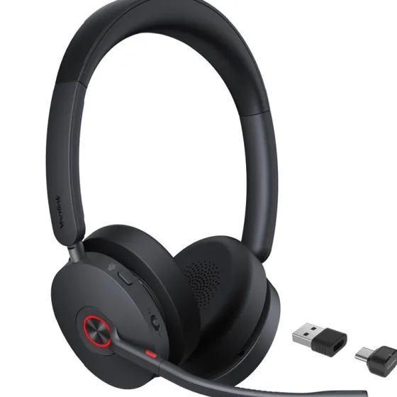Yealink BH74 Casque stéréo Bluetooth On-Ear USB-C/A avec réduction active du bruit