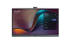 Yealink MeetingBoard 65 Pro 65" Solution tout-en-un 4K avec écran tactile, 3 caméras 50 MP et 16 micros MEMS pour petites salles