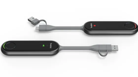 Yealink PA20 Pod de partage sans fil pour le partage de contenu sans fil via Plug-and-Play via USB-A et USB-C