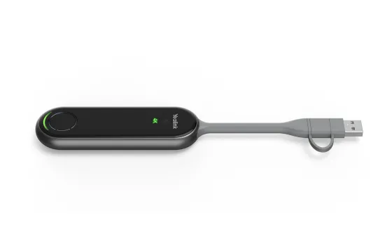 Yealink PA20 Pod de partage sans fil pour le partage de contenu sans fil via Plug-and-Play via USB-A et USB-C