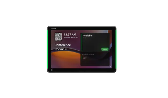 Yealink RoomPanel Plus E2 - Tableau de planification spécialement conçu pour les salles de réunion