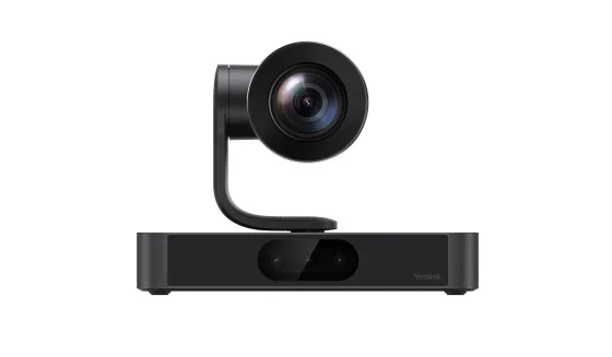 Yealink SmartVision 80 Caméra PTZ dotée d'un système intelligent à quatre objectifs et d'un zoom 20x pour les grandes salles de conférence