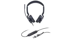Yealink UH46 Casque filaire double USB-C/A | Certifié pour Microsoft Teams
