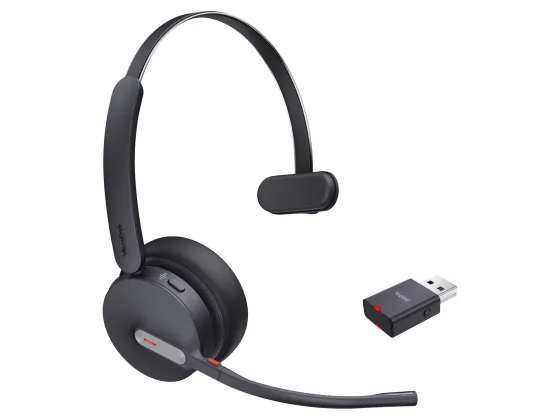 Yealink WH64 - Micro-casque mono, Hybrid DECT & Bluetooth, Standard