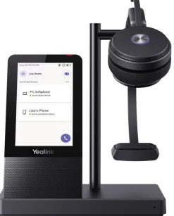 Yealink WH66 - Micro-casque mono DECT sans fil, certifié Microsoft Teams