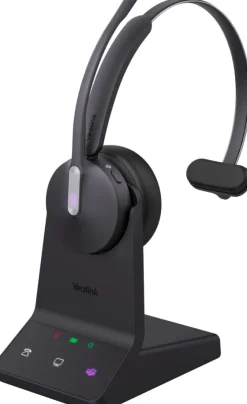 Yealink WH64 - Micro-casque mono, DECT, certifié pour Microsoft Teams
