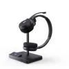 Yealink WH62 - Micro-casque stéréo DECT sans fil, certifié Microsoft Teams (avec station de travail)