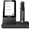 Yealink WH67 - Micro-casque sans fil DECT / Bluetooth convertible dans l'oreille, standard (avec station de travail)