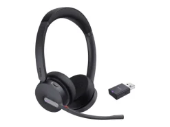 Yealink WH64 - Micro-casque stéréo, Hybrid DECT & Bluetooth, certifié pour Microsoft Teams